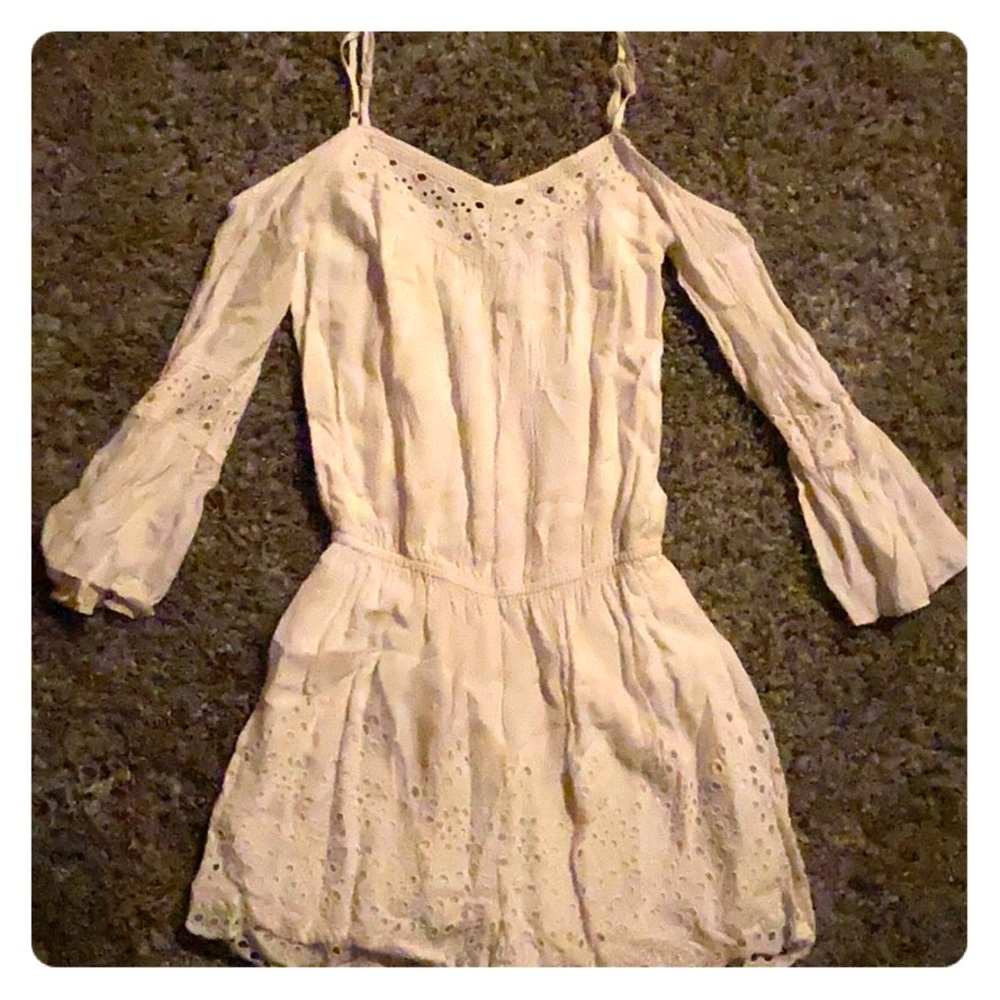 white american eagle romper